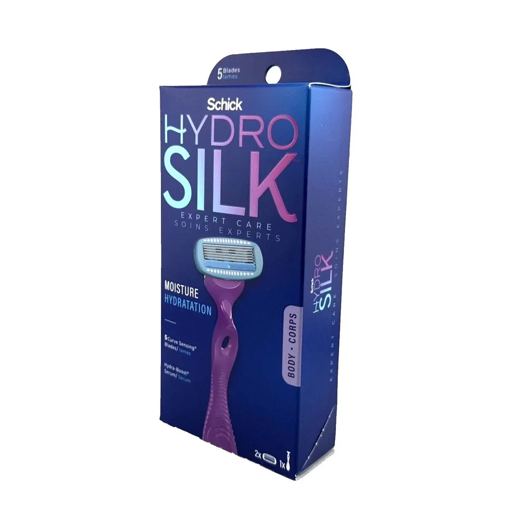 Schick Hydro Silk Razor for Women - 1 Razor Handle + 2 Razor Refill Pack - 1 Set - Picture 3 of 6